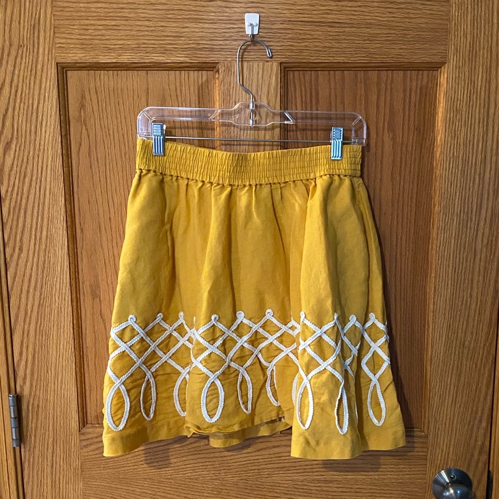 Girls from savoy golden yellow skirt